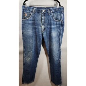 Wrangler‎ 20X Jeans Mens 38x34 Denim Western Five Pocket Zip Fly Straight Leg